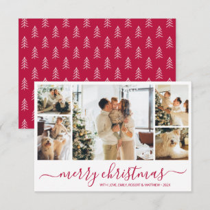 Elegante tarjeta de vacaciones de Navidades de est
