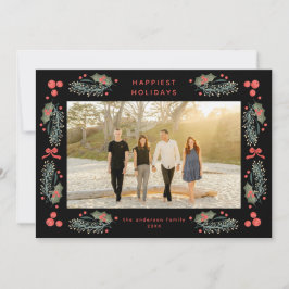 Elegante tarjeta de vacaciones de temporada de ver