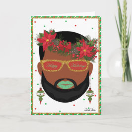 Elegante tarjeta de vacaciones LGBTQ