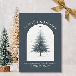 Elegante tarjeta de vacaciones para Navidades corp