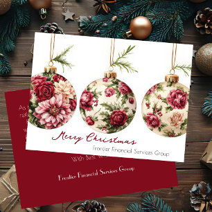 Elegante tarjeta de vacaciones para Navidades corp