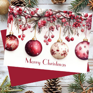 Elegante tarjeta de vacaciones para Navidades corp