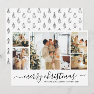 Elegante tarjeta de vacaciones para Navidades de C