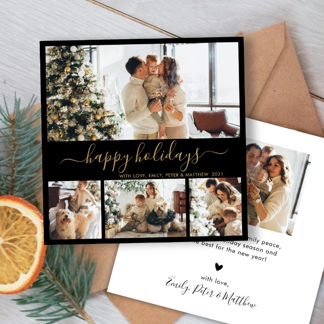 Elegante tarjeta de vacaciones para Navidades de f (Subido por el creador)