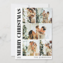 Elegante tarjeta de vacaciones para Navidades de t