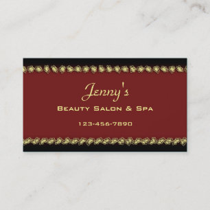 Elegante tarjeta de visita