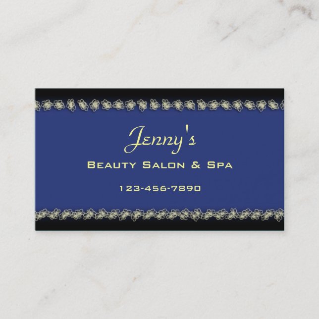 Elegante tarjeta de visita (Anverso)