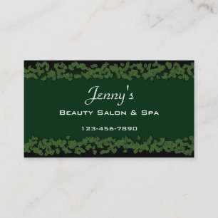 Elegante tarjeta de visita