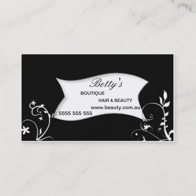 Elegante tarjeta de visita (Anverso)