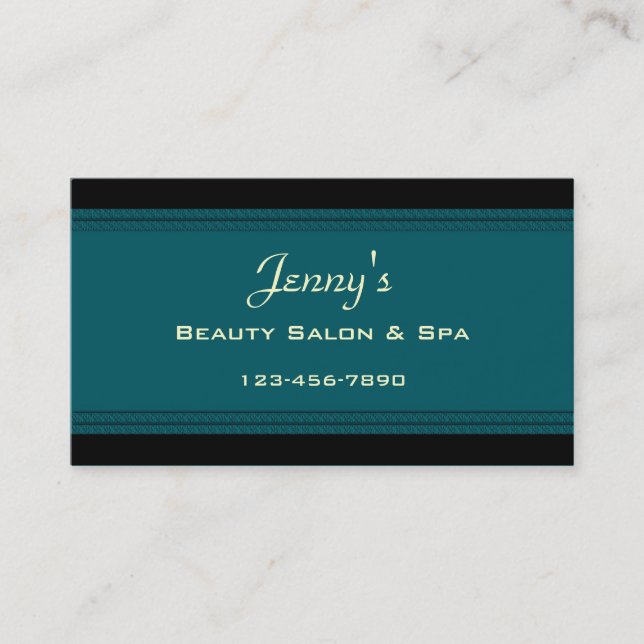 Elegante tarjeta de visita (Anverso)