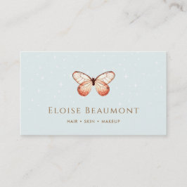 Elegante tarjeta de visita Boho Butterfly Nature