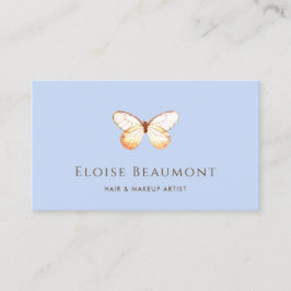 Elegante tarjeta de visita Boho Butterfly Nature