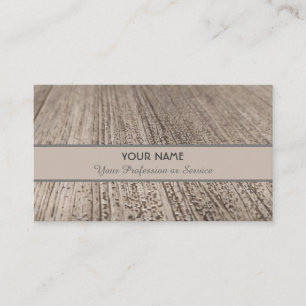 Elegante tarjeta de visita con nombre y profesión