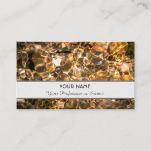Elegante tarjeta de visita con un diseño fluido y