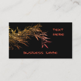 Elegante tarjeta de visita de Bambú