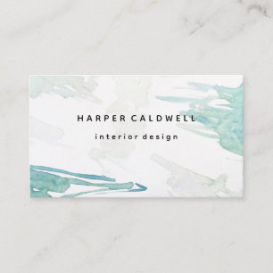 Elegante tarjeta de visita de diseño interior mode
