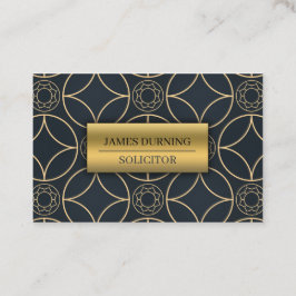 Elegante tarjeta de visita de estilo de los años 2