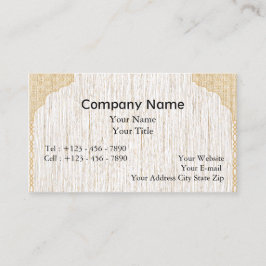 Elegante tarjeta de visita de inspiración islámica