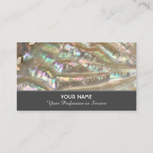 Elegante tarjeta de visita de la Madre de la Perla