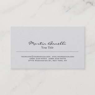 Elegante tarjeta de visita de moda