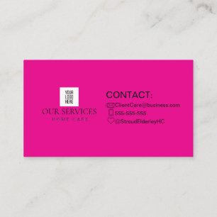 Elegante tarjeta de visita de servicios de spa   L