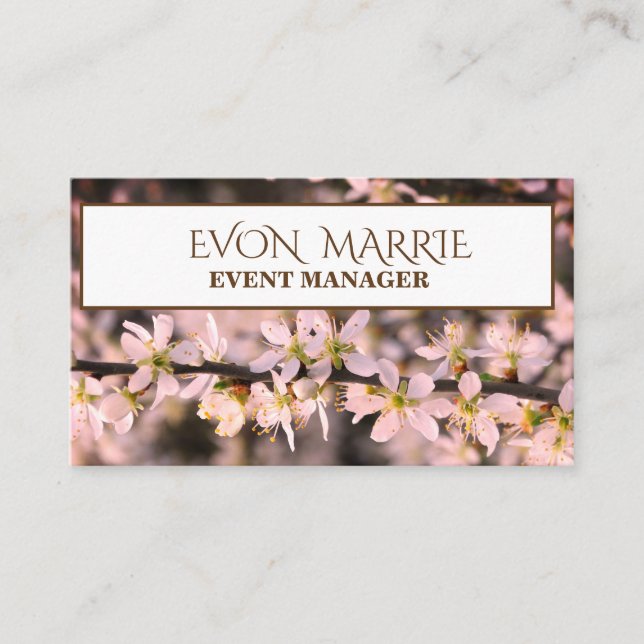 Elegante tarjeta de visita de Stylis (Anverso)