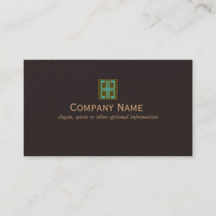 Elegante tarjeta de visita del Diseñador de interi