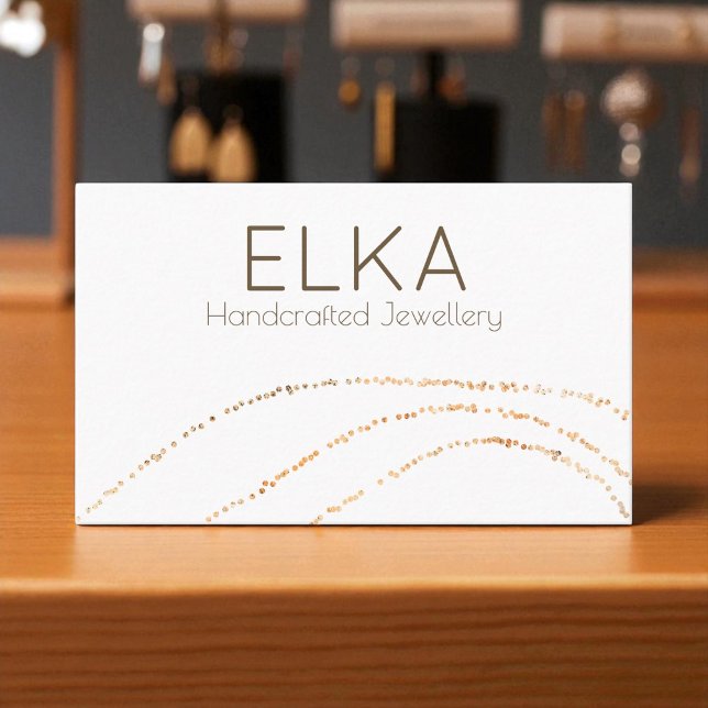 Elegante tarjeta de visita del diseñador de puntos (Subido por el creador)