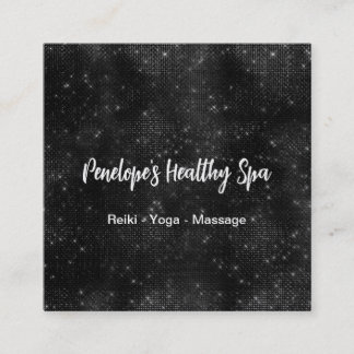 Elegante tarjeta de visita en blanco y negro