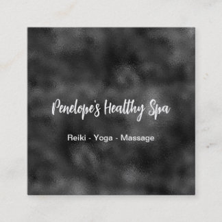 Elegante tarjeta de visita en blanco y negro