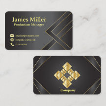 Elegante Tarjeta de visita enmarcada serie 23