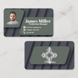 Elegante tarjeta de visita enmarcada serie 44