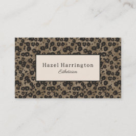 Elegante tarjeta de visita floral moderna