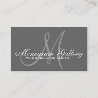 Elegante tarjeta de visita gris de Personalizable 