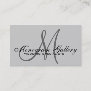 Elegante tarjeta de visita gris de Personalizable