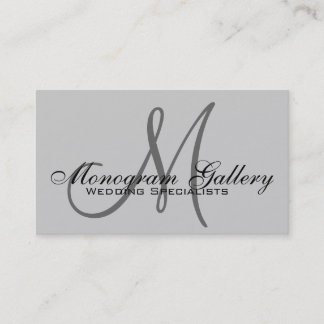 Elegante tarjeta de visita gris de Personalizable 