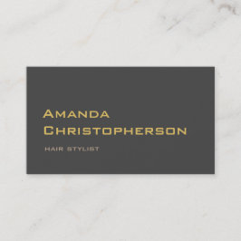Elegante tarjeta de visita Gris Hair Stylist