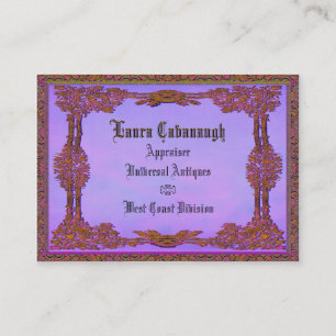 Elegante tarjeta de visita Heidi