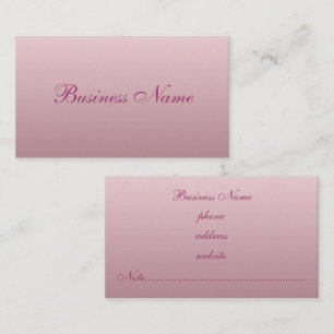 Elegante tarjeta de visita Lavender