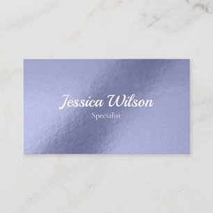 Elegante tarjeta de visita moderna de Relieve meta