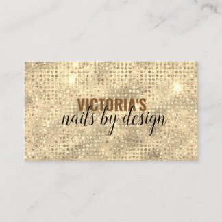 Elegante tarjeta de visita Nail Tech Diamond Purpu