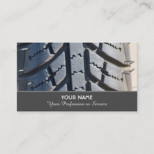 Elegante tarjeta de visita para expertos en ruedas