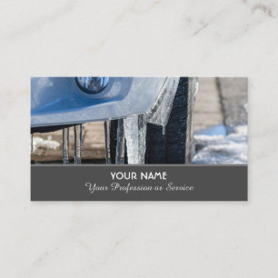 Elegante tarjeta de visita para expertos en ruedas
