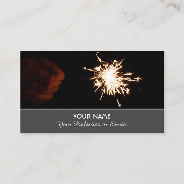 Elegante tarjeta de visita para expertos en servic (Anverso)