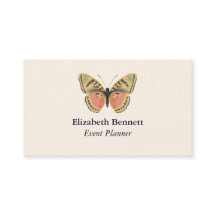Elegante tarjeta de visita para mariposa - Persona