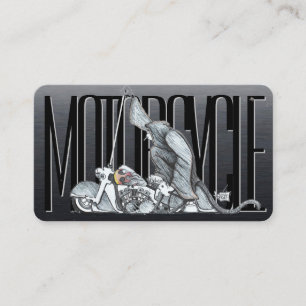 Elegante tarjeta de visita para motocicletas