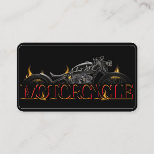 Elegante tarjeta de visita para motocicletas