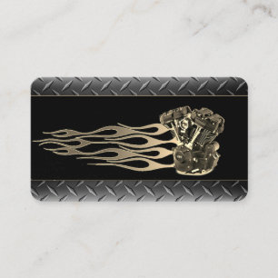 Elegante tarjeta de visita para motocicletas