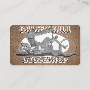 Elegante tarjeta de visita para motocicletas
