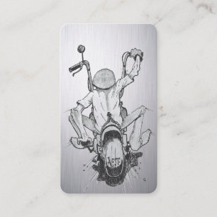 Elegante tarjeta de visita para motocicletas